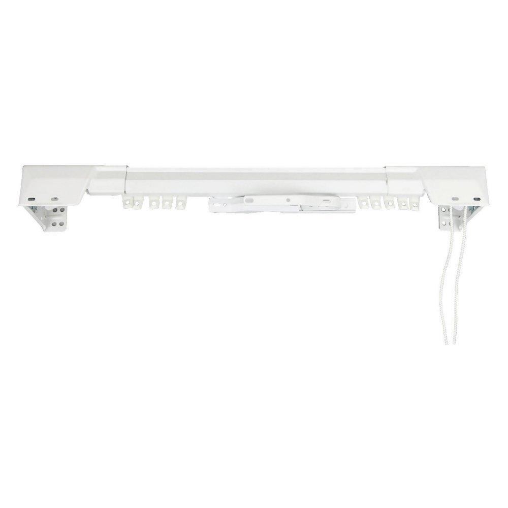Symple Stuff Bembry Steel Adjustable Single Curtain Rod