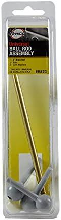 Danco  3/16 in. Dia. Brass  Pop-Up Drain Ball Rod Assembly