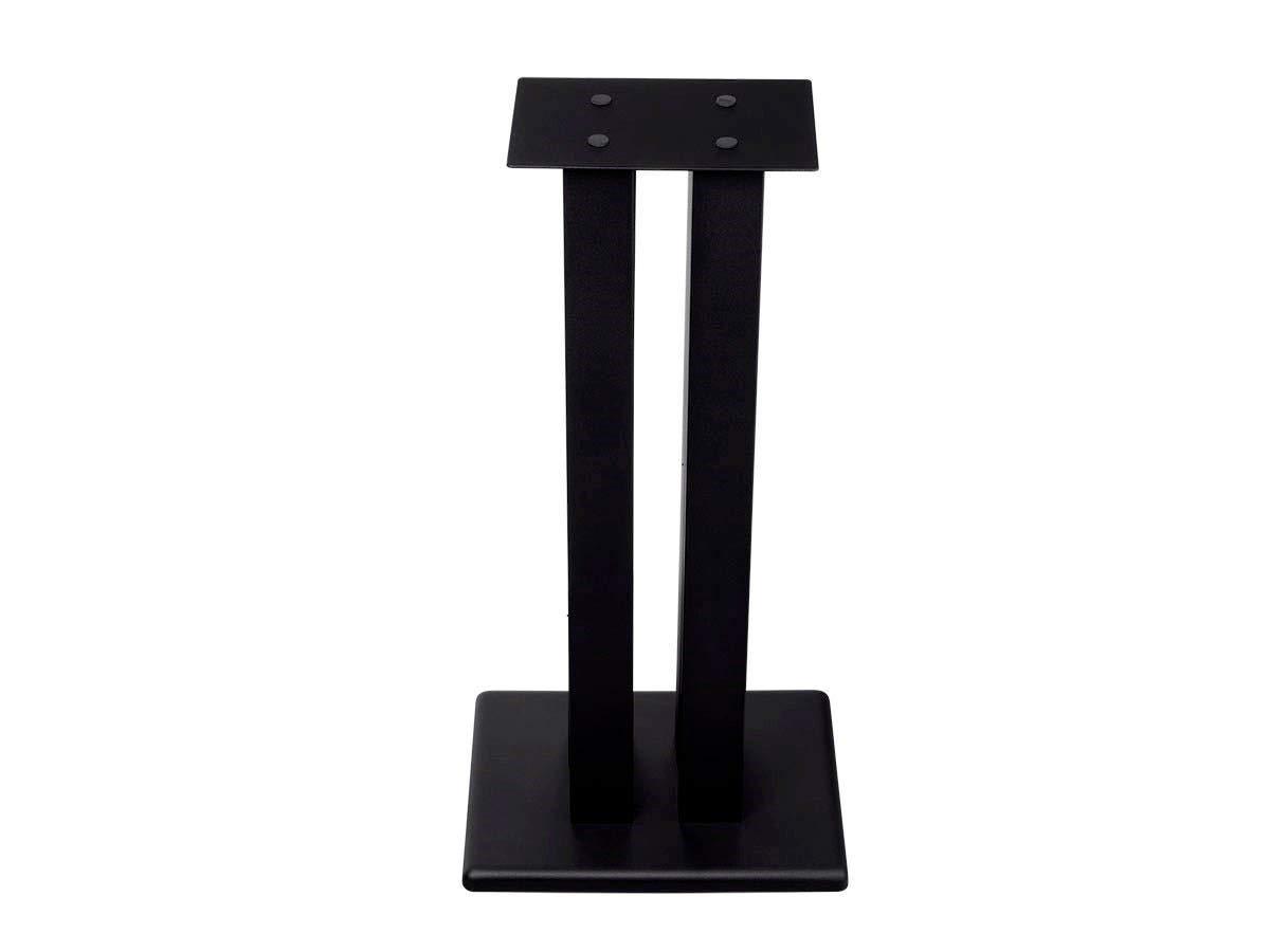 Monolith 24 Inch Speaker Stand (Each) - Black | Supports 75 lbs, Adjustable Spikes, Compatible With Bose, Polk, Sony, Yamaha, Pioneer and others
