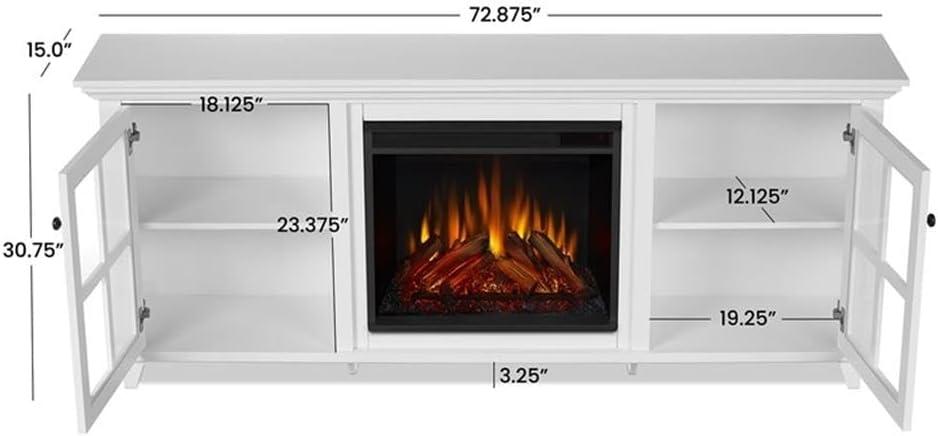 Real Flame Norwell 73" TV Stand with Electric Fireplace by Real Flame