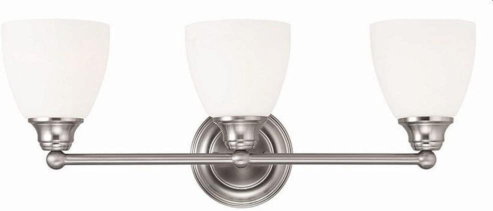 Livex Lighting Somerville 3 - Light Vanity in  Brushed Nickel