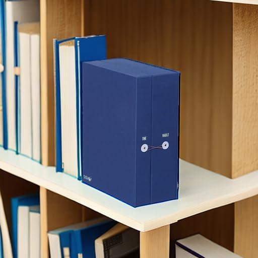 The Vault All-in-One Blue Desk Organizer