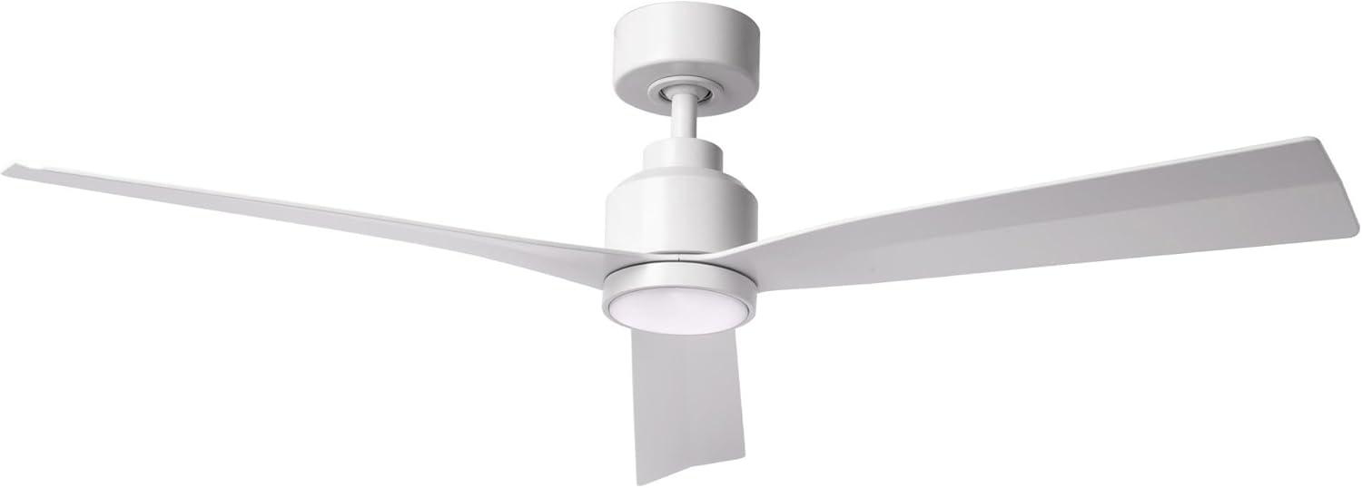 52" Smart Home Compatible 3 Blade Smart Ceiling Fan with Remote