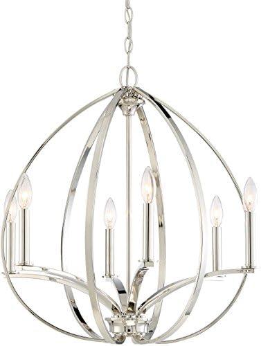 Minka Lavery Tilbury 6 - Light Dimmable Globe Chandelier