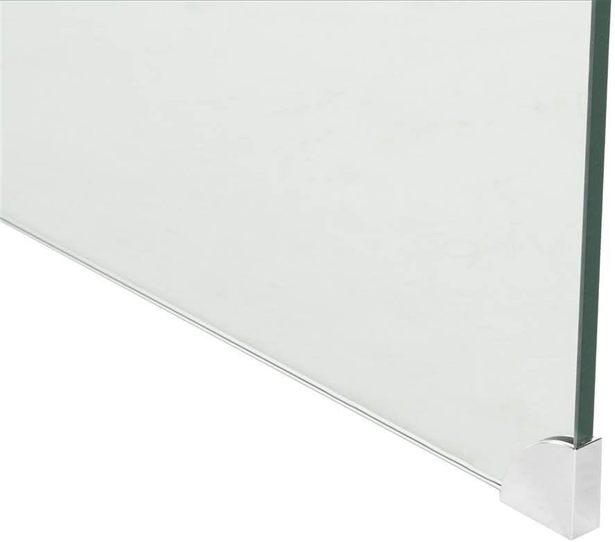 Willowith Glass Coffee Table - Clear - Safavieh