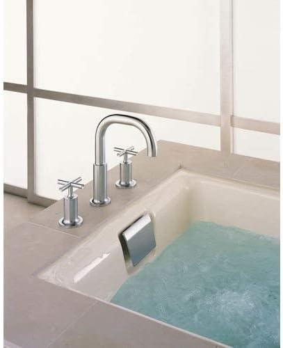 Purist® for Two Deck-Mount Bath Faucet Trim for High-Flow Valve with Lever Handles, Valve Not Included