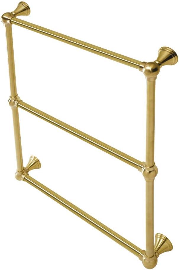 Kingston Brass Maximilien 24-Inch Wall Mount 3-Bar Towel Rack