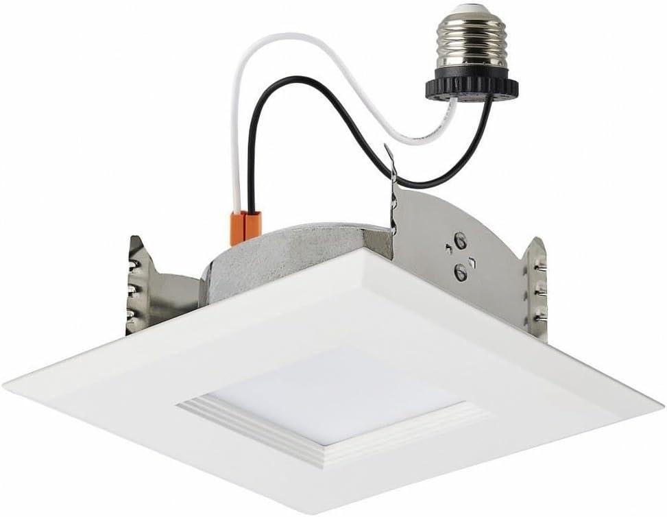 6.7 Wattage Square Downlight LED Retrofit 4" CCT Selectable