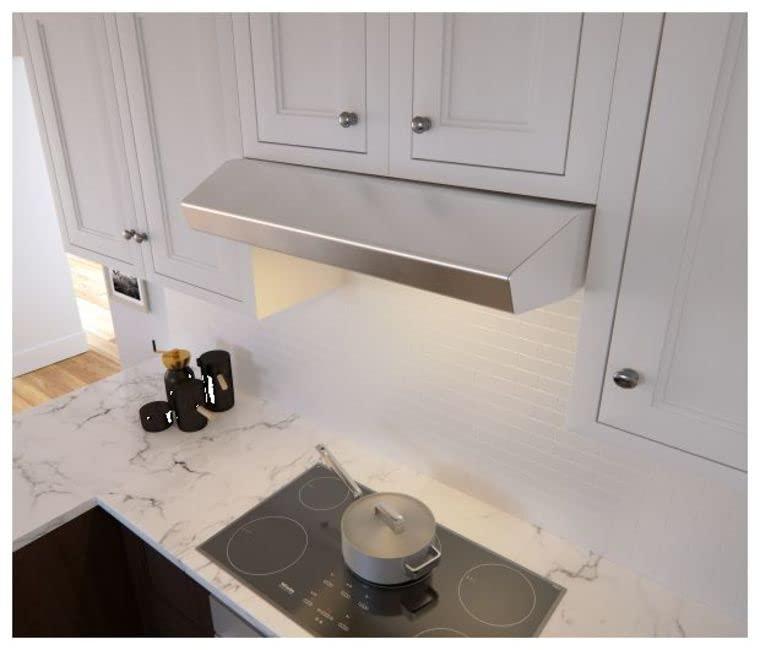 Breeze 30 in. 250 CFM Under Cabinet Range Hood with LED Light