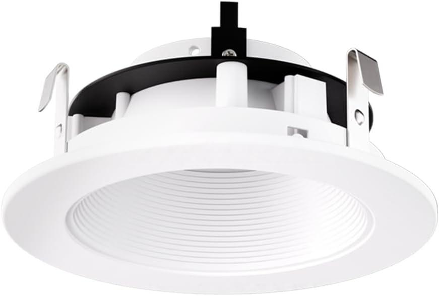 4-Inch White Adjustable LED Recessed Trim