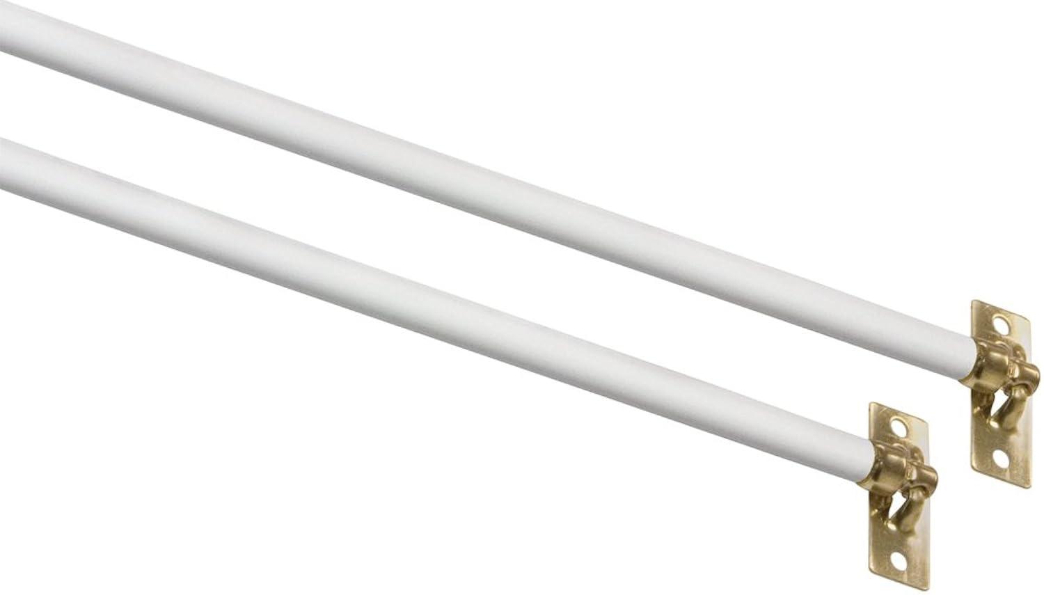 Kenney Adjustable White Metal Sash Rod 21-38 Inches