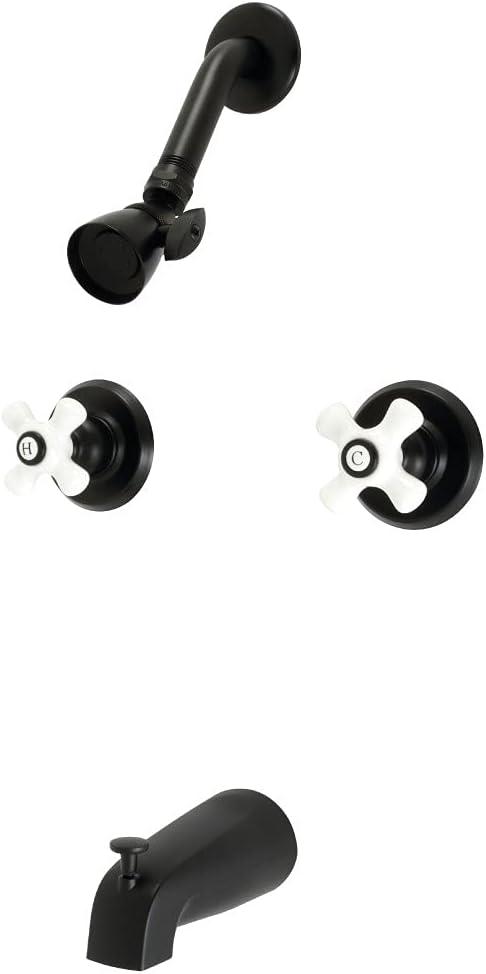 Kingston Brass KB240PX Kingston Brass Victorian Double-Handle Tub and Shower Faucet