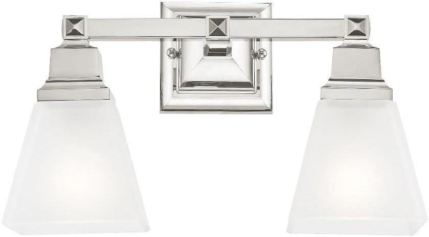 Livex Lighting Mission 2 - Light Vanity in  Polished Nickel