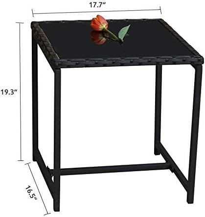 Mercury Row® Preciado 3 Piece Outdoor Patio Set With Cushions-Rocking Chair for Balcony, Lawn and Porch