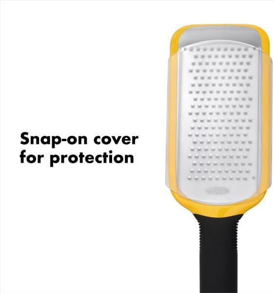 Yellow Rectangular Medium Stainless Steel Grater