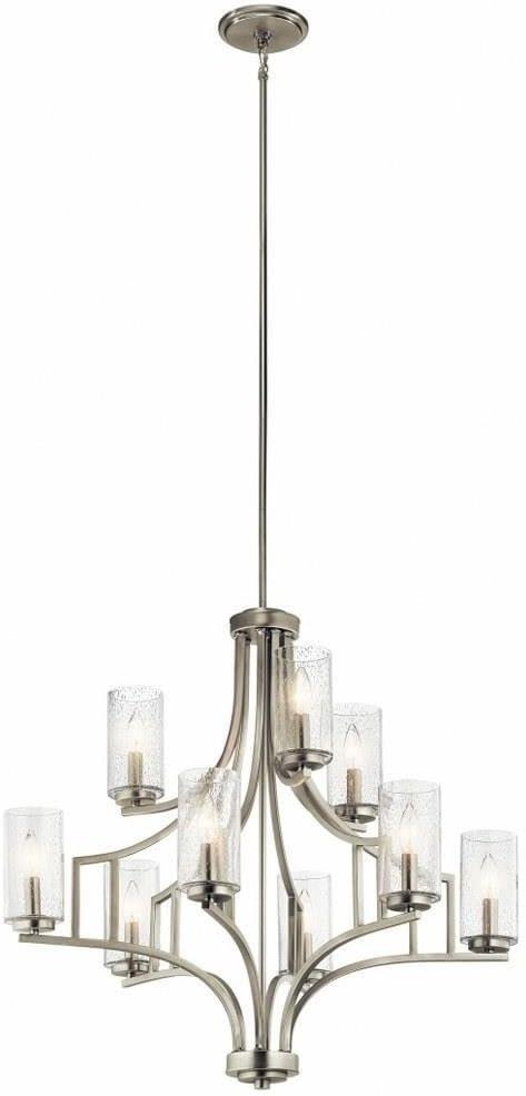 Kichler Lighting Vara 9 - Light Chandelier in  Brushed Nickel