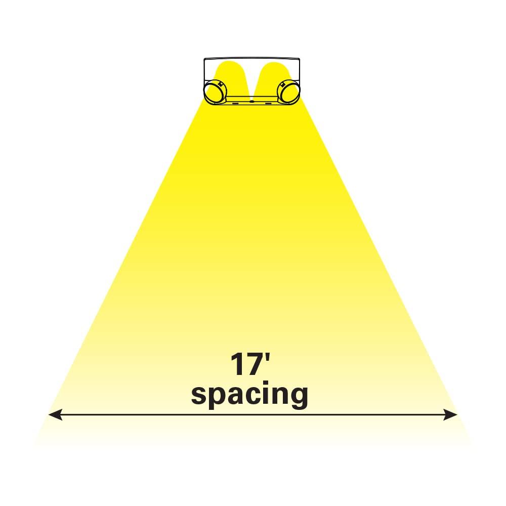All-Pro Outdoor Thermoplastic Emergency Light