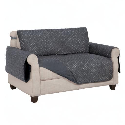 FurHaven Reversible Water-Resistant Small Sofa Loveseat Cover Furniture Protector