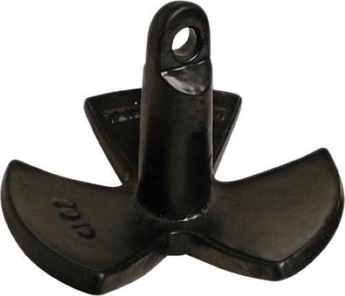 12 lb Black Vinyl Coated Cast Iron River Anchor