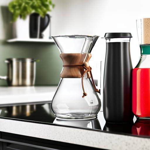 Chemex ® 8-Cup Glass Pour-Over Coffee Maker with Natural Wood Collar