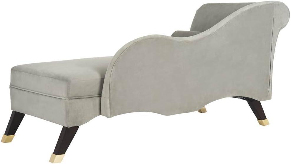 Caiden Chaise - FOX6284 - Tan/Black - Safavieh