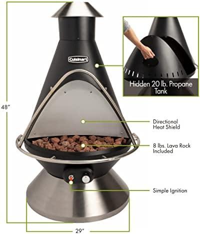 Cuisinart® Chiminea Outdoor Propane Fire Pit