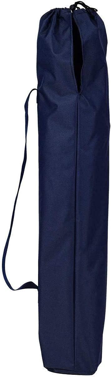 Topcobe Portable Folding Beach Canopy Chair with Cup Holders, Camping Chairs with Canopy, Blue