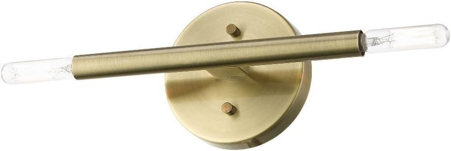 Livex Lighting Copenhagen 2 - Light Wall Light in  Antique Brass