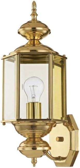 Livex Lighting Outdoor Basics 1 - Light Wall Light in  Antique Brass