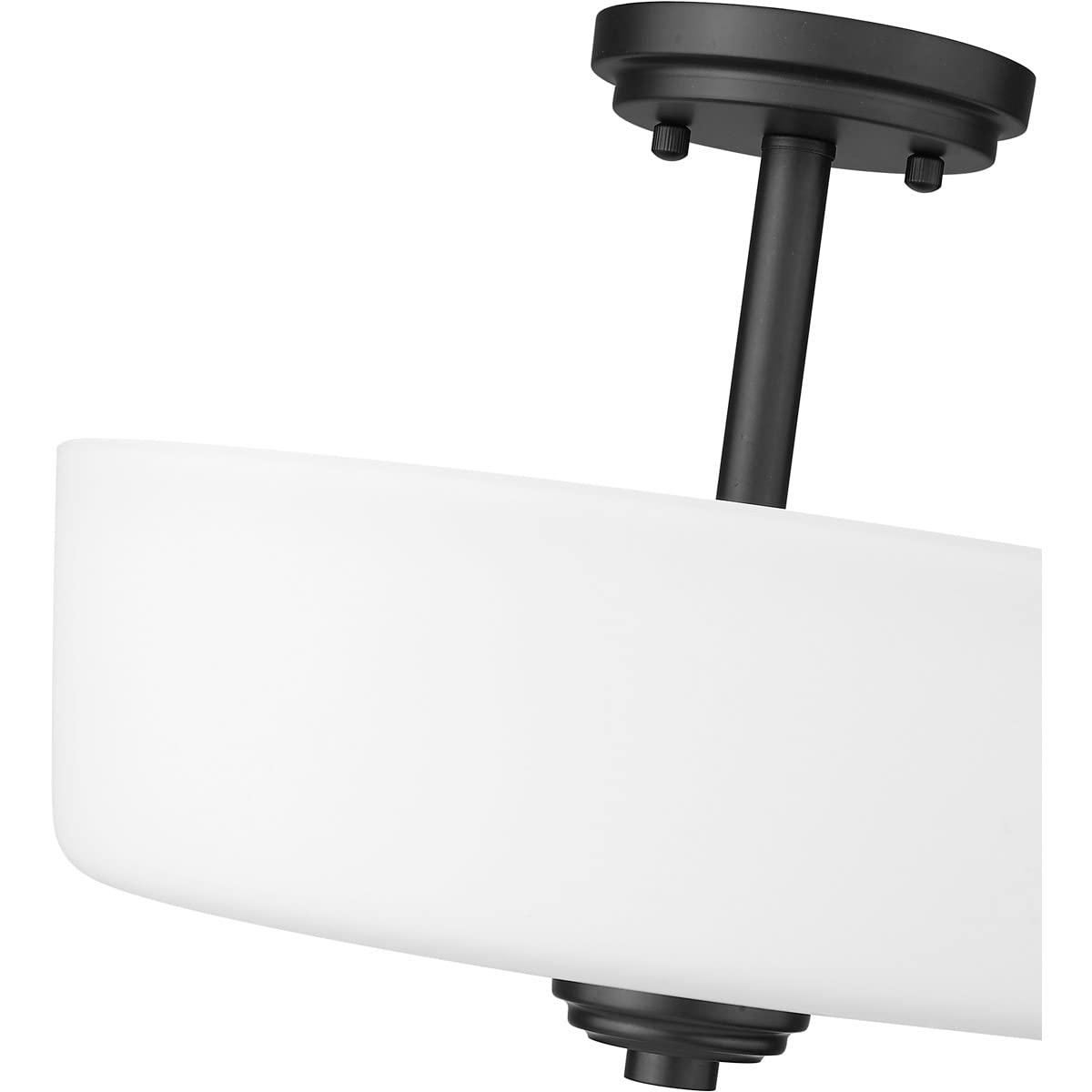 Z-Lite Arlington 3 - Light Semi-Flush Mount in  Bronze