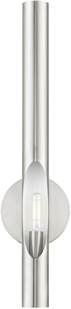 Livex Lighting Acra 1 - Light Wall Light in  Brushed Nickel