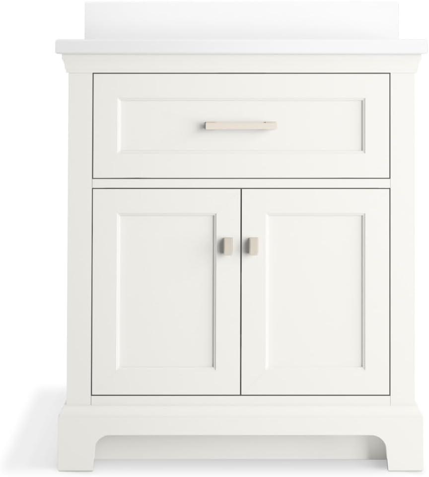 Charlemont 30 In. Bathroom Vanity Cabinet With Sink And Quartz Top