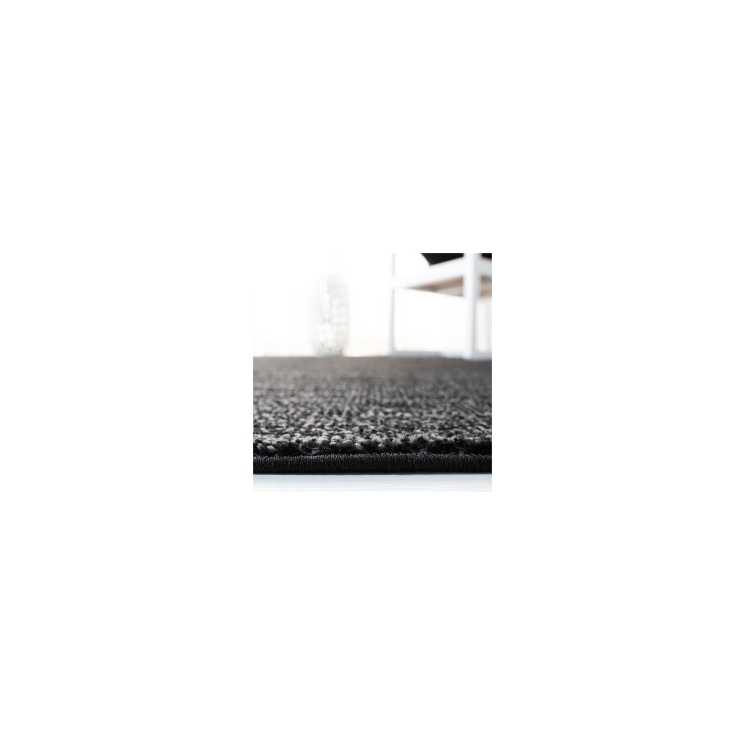 SAFAVIEH Adirondack Boban Abstract Area Rug, Black/Grey, 4' x 4' Square