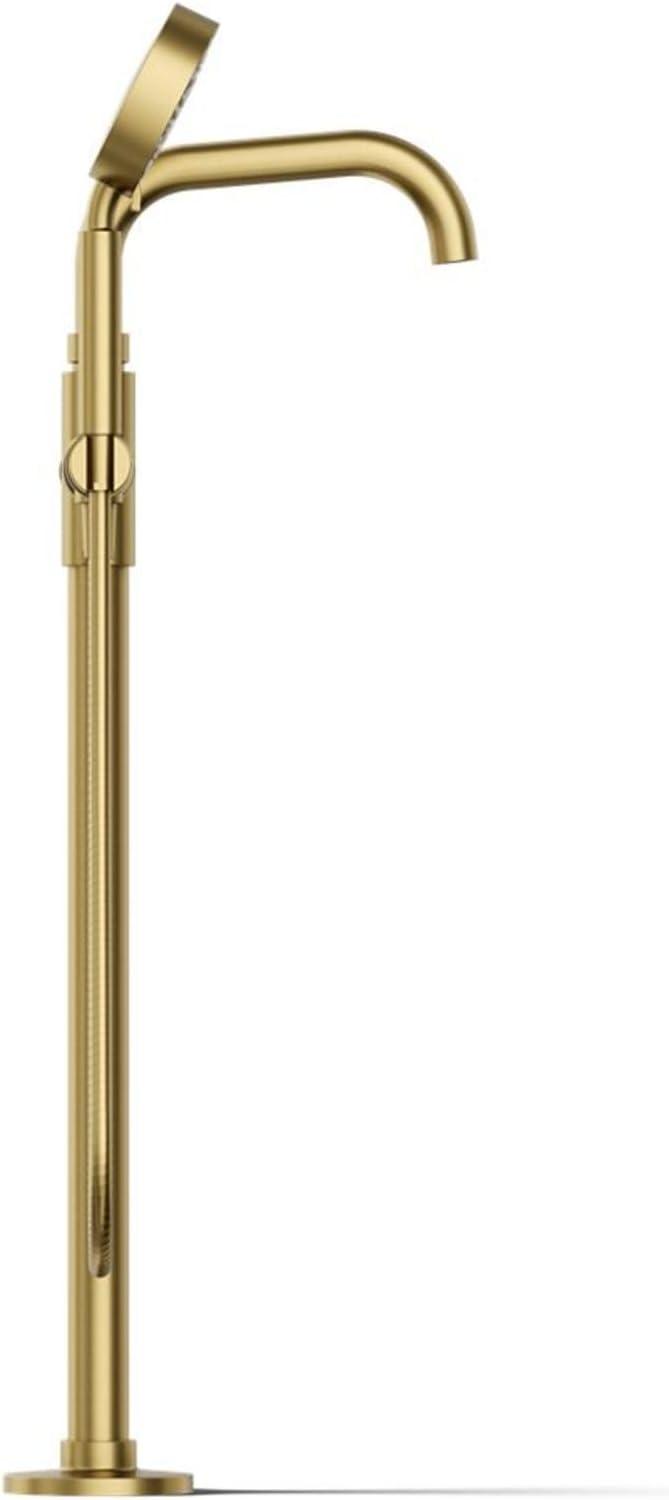 Castia by Studio McGee Floor-Mount Bath Filler Trim with Handshower