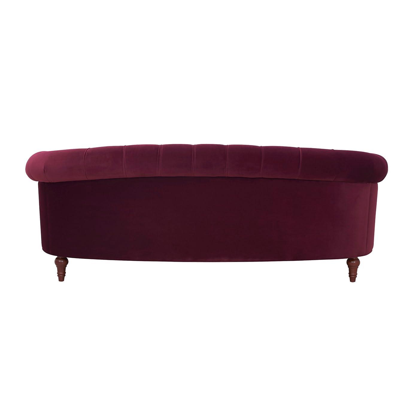 Jennifer Taylor Home La Rosa 42" Victorian Tufted Upholstered Living Room Accent Chair, Burgundy