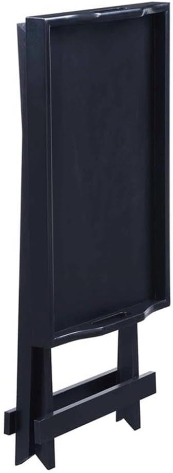 Convenience Concepts Designs2Go Folding Tray Table, Black