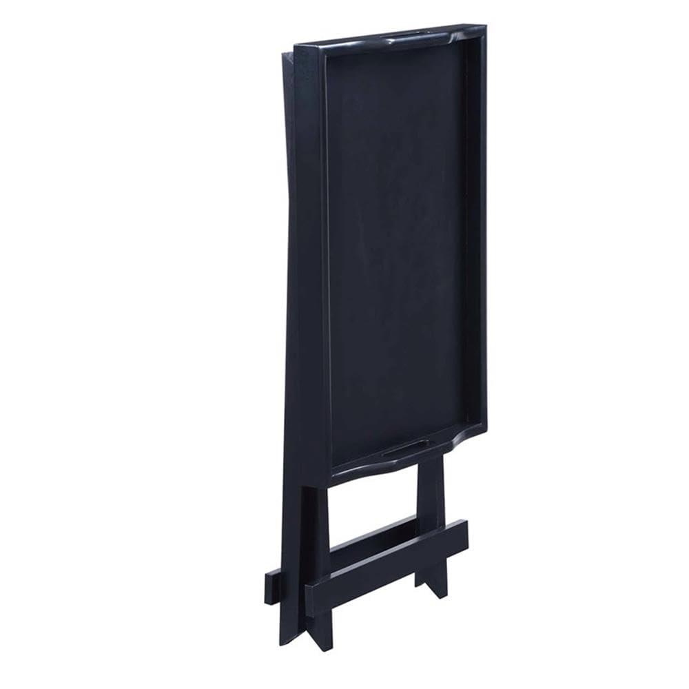 Convenience Concepts Designs2Go Folding Tray Table, Black