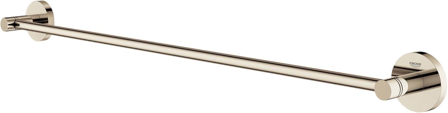 GROHE Essentials Towel Bar with Secure Mounting Assembly, Starlight Chrome