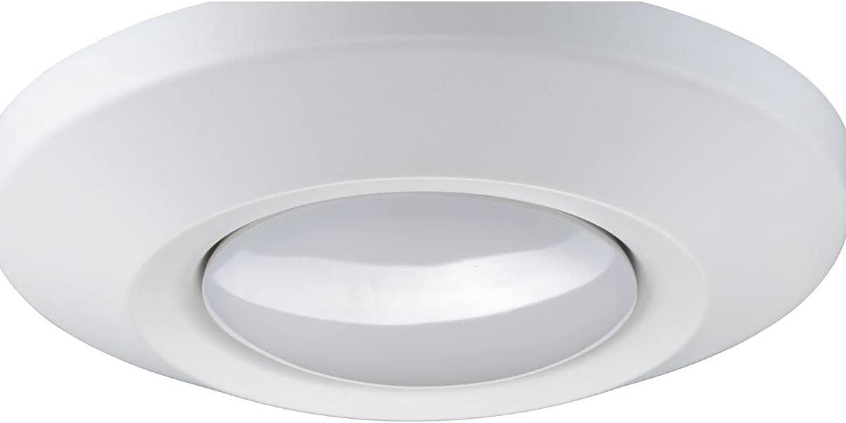 Progress Lighting, Intrinsic Collection, 1-Light Surface Mount, Satin White, Eyeball Downlight