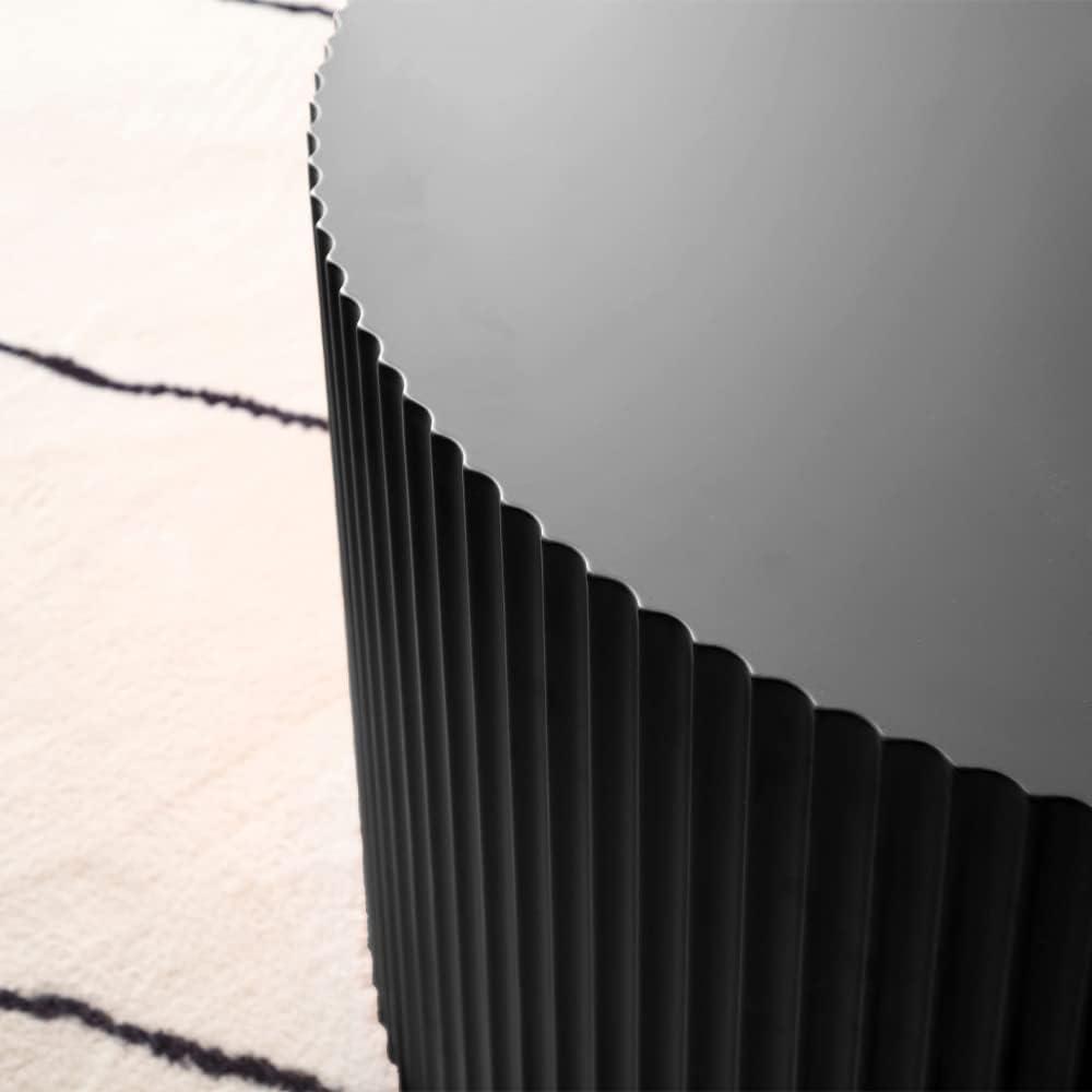 Williamspace Nesting Coffee Table Set, Modern Luxury, 2 Pieces, Black