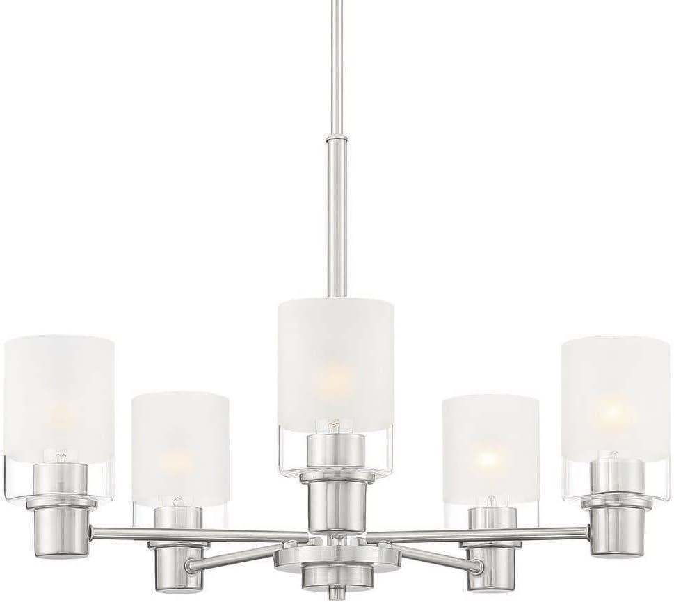 Designers Fountain Cedar Lane 5 Light Brushed Nickel Chandelier, D236M-5CH-BN