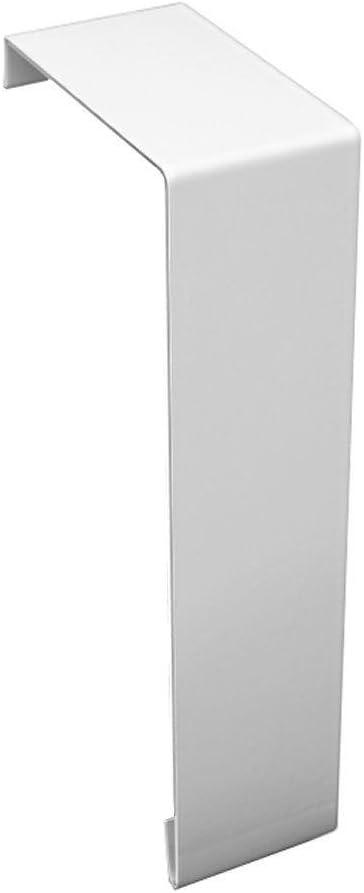 Baseboarders Baseboarders Basic Steel Easy Slip-On Baseboard Heater Cover Coupler - White