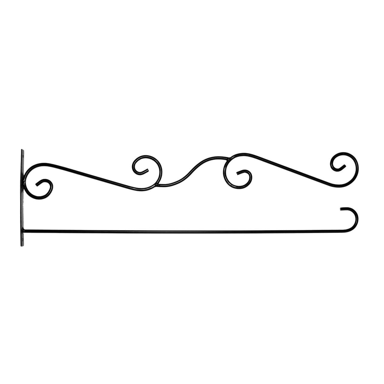 Briarwood Lane Wrought Iron House Flag Wall Bracket