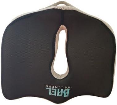 Premium Black and Beige Orthopedic Seat Cushion Pack for Pain Relief