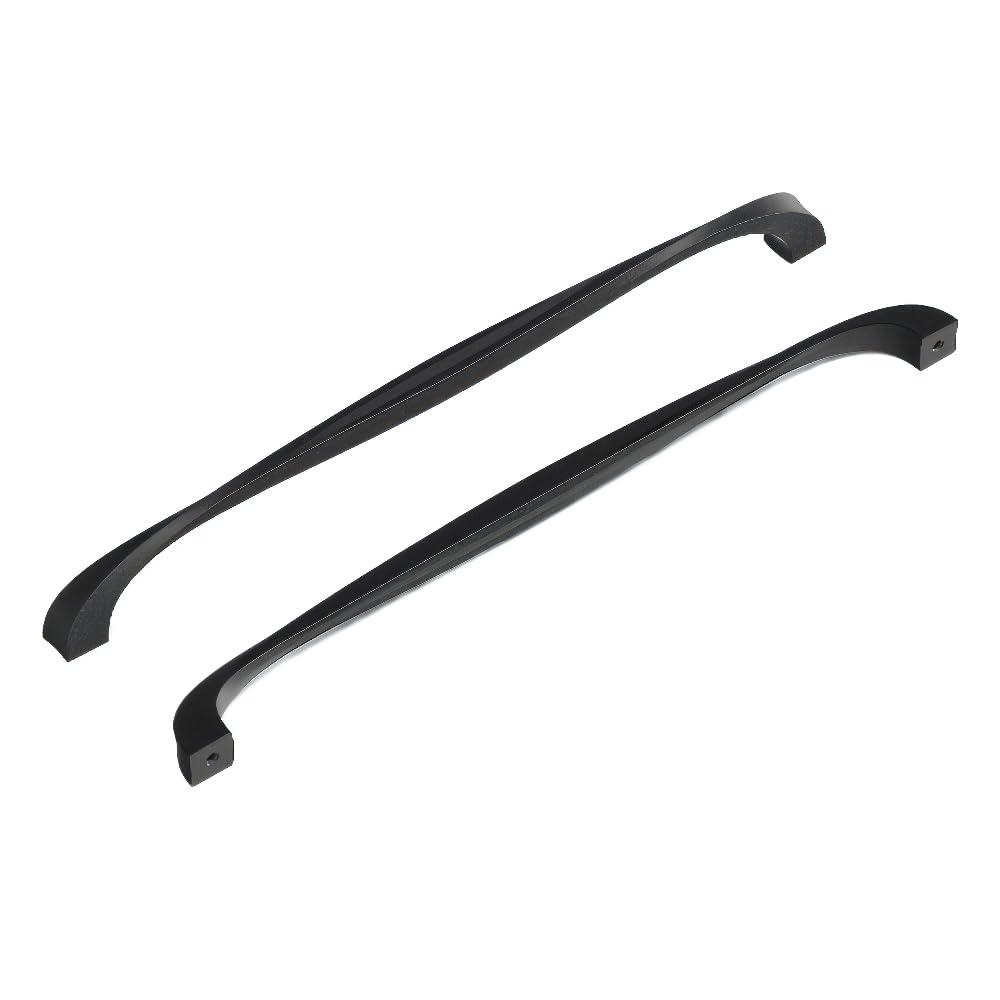 Twist Kitchen Cabinet Handles, Solid Core Drawer Pulls for Cabinet Doors, 12"