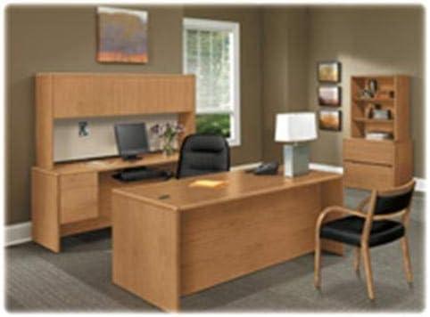 HON 10783RCC 10700 L-Workstation Desk, 3/4-Right Pedestal, 29.50" x 66.00" x 30.00", Harvest