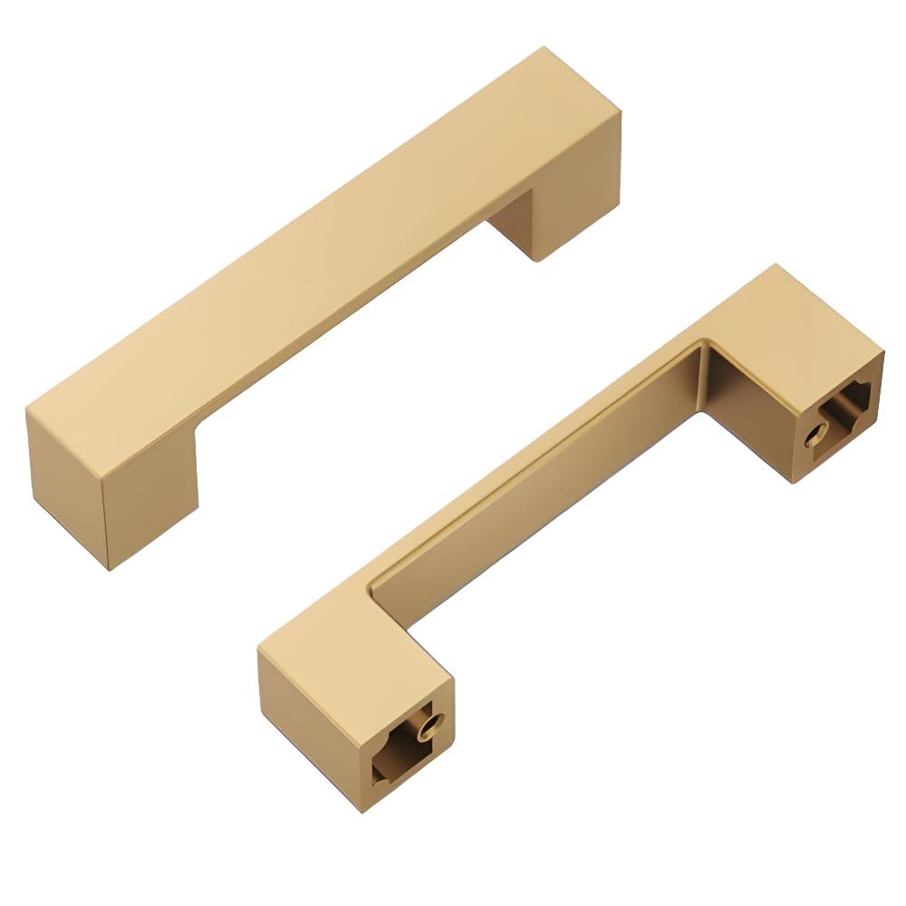 Heritage Designs Kitchen Cabinet Handles, 3 3/4" Drawer Pulls for Cabinet Doors, Dresser Drawers