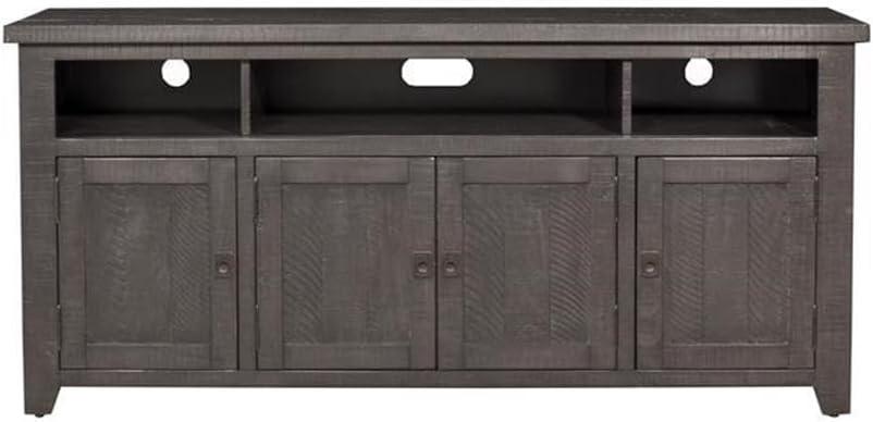 Martin Svensson Home West Mill 65" Solid Wood TV Stand Gray