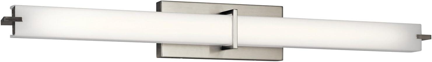 Brushed Nickel 37.5" Dimmable LED Wall Light