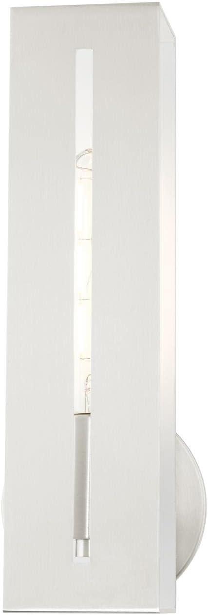 Livex Lighting Soma 1 - Light Wall Light in  Brushed Nickel